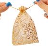 Goldene Organza-Geschenktüten mit Kordelzug Schmuckaufbewahrung Netzbeutel Süßigkeitenverpackungsbeutel Hochzeitsgeschenk Weihnachtsfeier Süßigkeitenbeutel