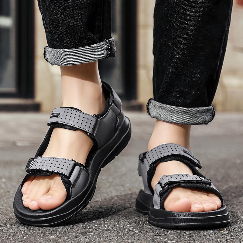 Men Summer Sandals L2579 Lightweight Comfortable Breathable Anti Slip Daily Walking Outdoor Travel Footwear for JOOM Buyers