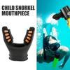 U-shaped Mouthpiece Easy Access Design Universal Caliber Snorkelling Mouthpiece with Cable Ties Snorkel Regulator