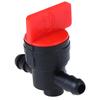 In-Line Straight Fuel Gas Shut Cut Off 1/4" Valve Petcock Motorcycle Cut Tackle