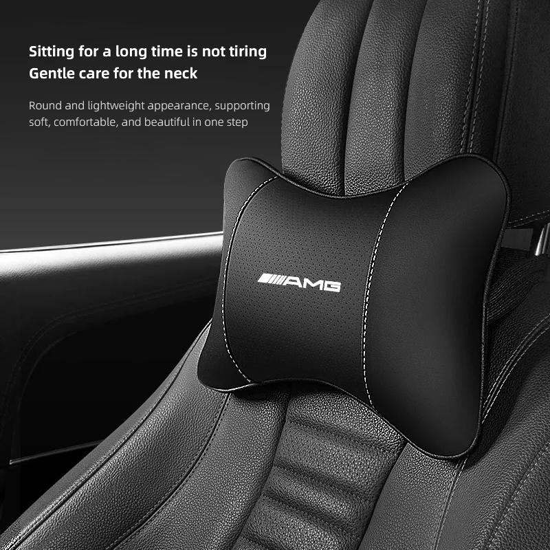 1 szt. Poduszka pod zagłówek fotelika samochodowego Podpora karku Miękka podkładka Do Mercedes Benz AMG W204 W205 W203 W211 W212 W213 W206 W210 W169 W220 W246