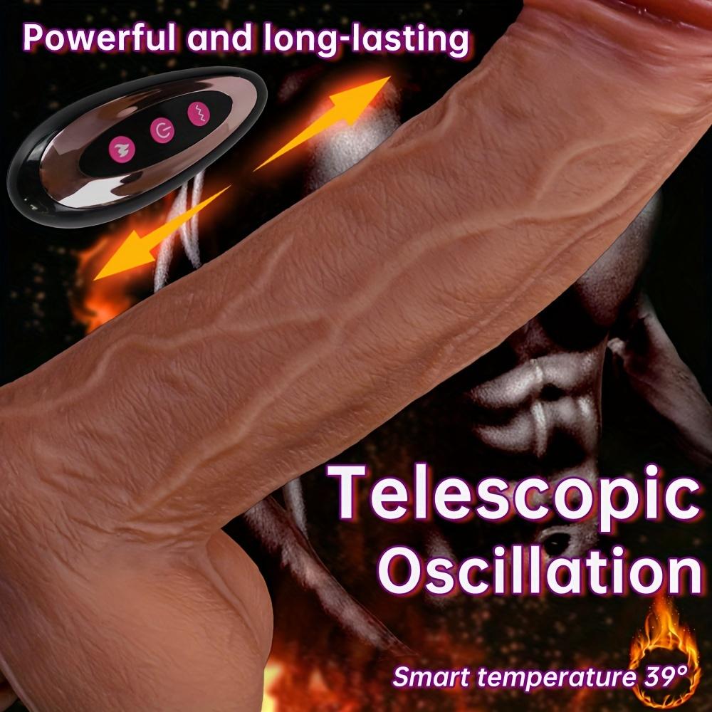 9.1in Insertable Vibrating Stick,Imitation Flesh Fake Penis,10 Vibration Modes,Powerful Suction Cup,G-Spot Stimulation,Quick Orgasm,Gift for Couples.
