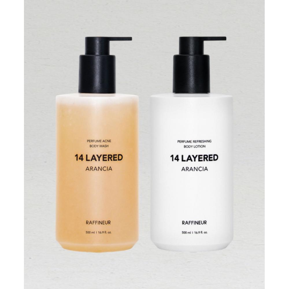 Raffineur Perfume Acne Body Wash   Refreshing Body Lotion Set Musky Liquorish