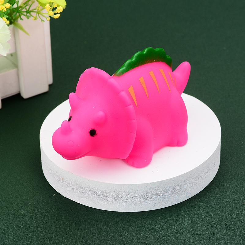Infant Water Play Silicone Dinosaur Bath Toy Set