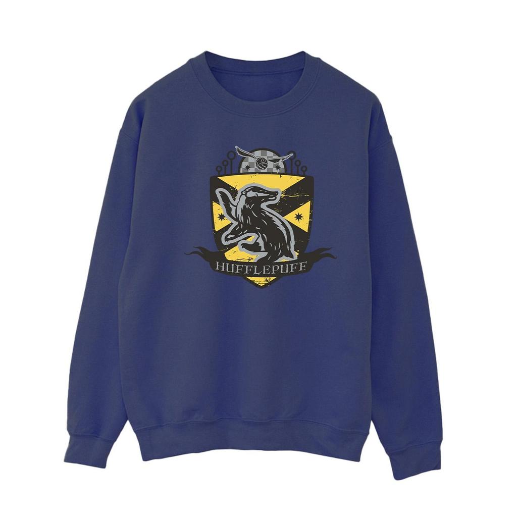 HARRY POTTER Womens/Ladies Hufflepuff Chest Badge Sweatshirt