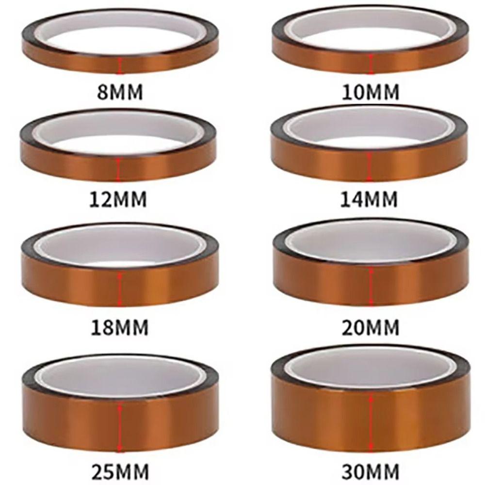 1Roll 300 DegreeC BGA Tape 33Meters 5-40mm High Temp Tape Anti-static High Temperature Thermal Insulation Adhesive Tape