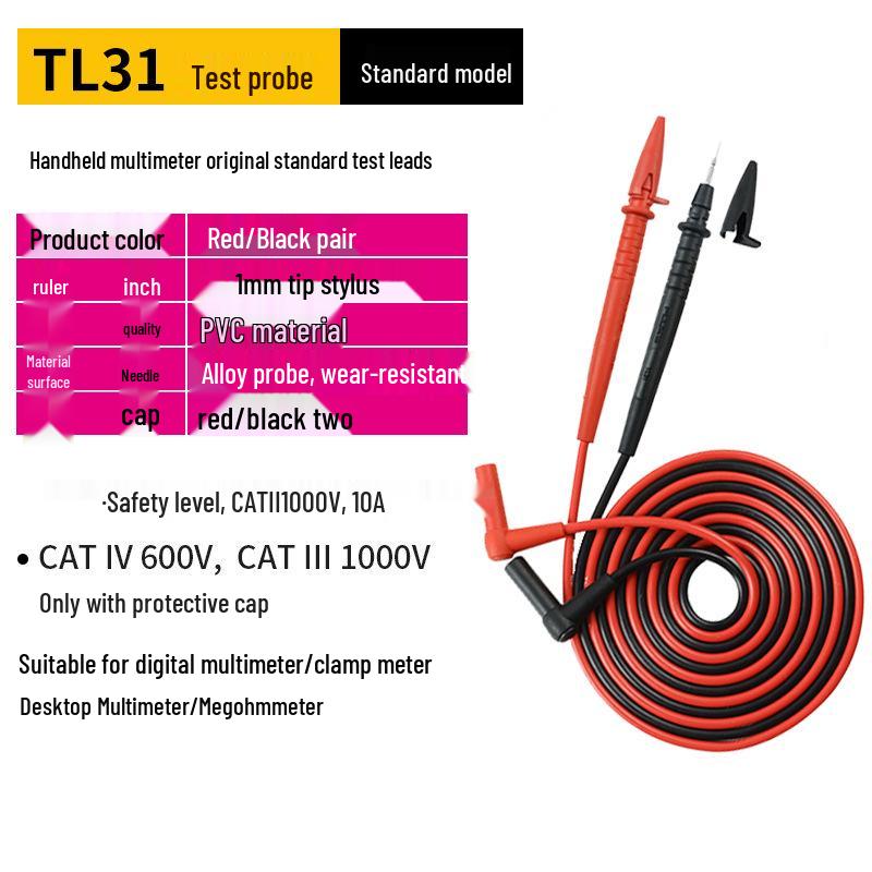 

Зонди для мультиметра Fluke TL30 TL175, Високоякісна чиста мідь, Аксесуари для щупів TL75 Extra Sharp