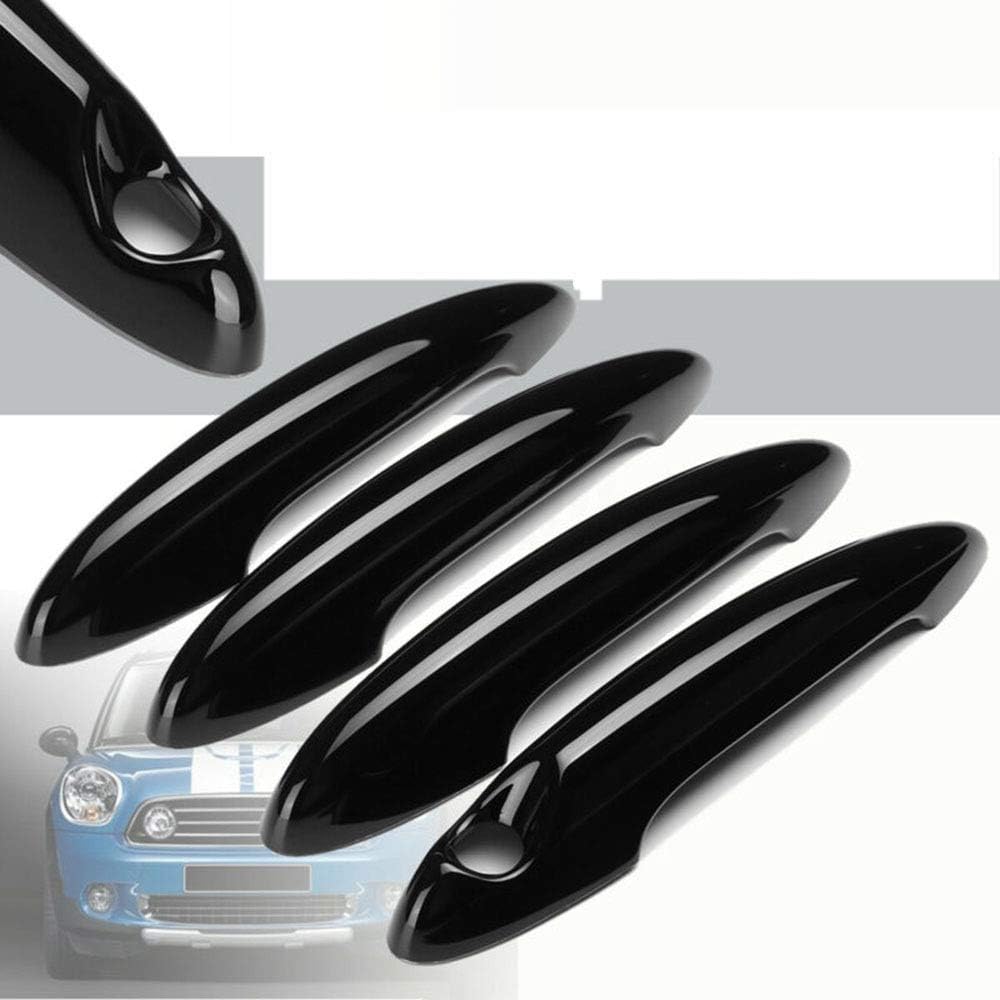 4Pcs Gloss Black Car Door Handle Cover Trim,for Mini R60 Countryman Cooper S 2011-2016 Door Handle Cover Car Accessories