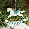 Nordic Style Xmas Tree Hanging Pendant Iron Snowflake Pendant  Party Favors