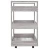 Kitchen Trolley Gray Sonoma 60 x 45 x 80 cm Engineered Wood