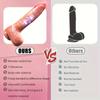 9,48palcový Thrusting Dildo Vibrátor s 10 tahovými a 10 vibračními režimy, dálkovým ovládáním. Ideální pro G-bod a anální stimulaci. Vhodné pro muže, ženy