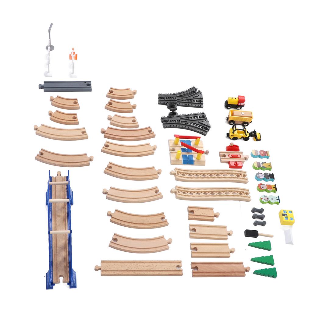 Electric Train Track Toy Set Interactive Educational Reliable Children Train Track Toy for Home