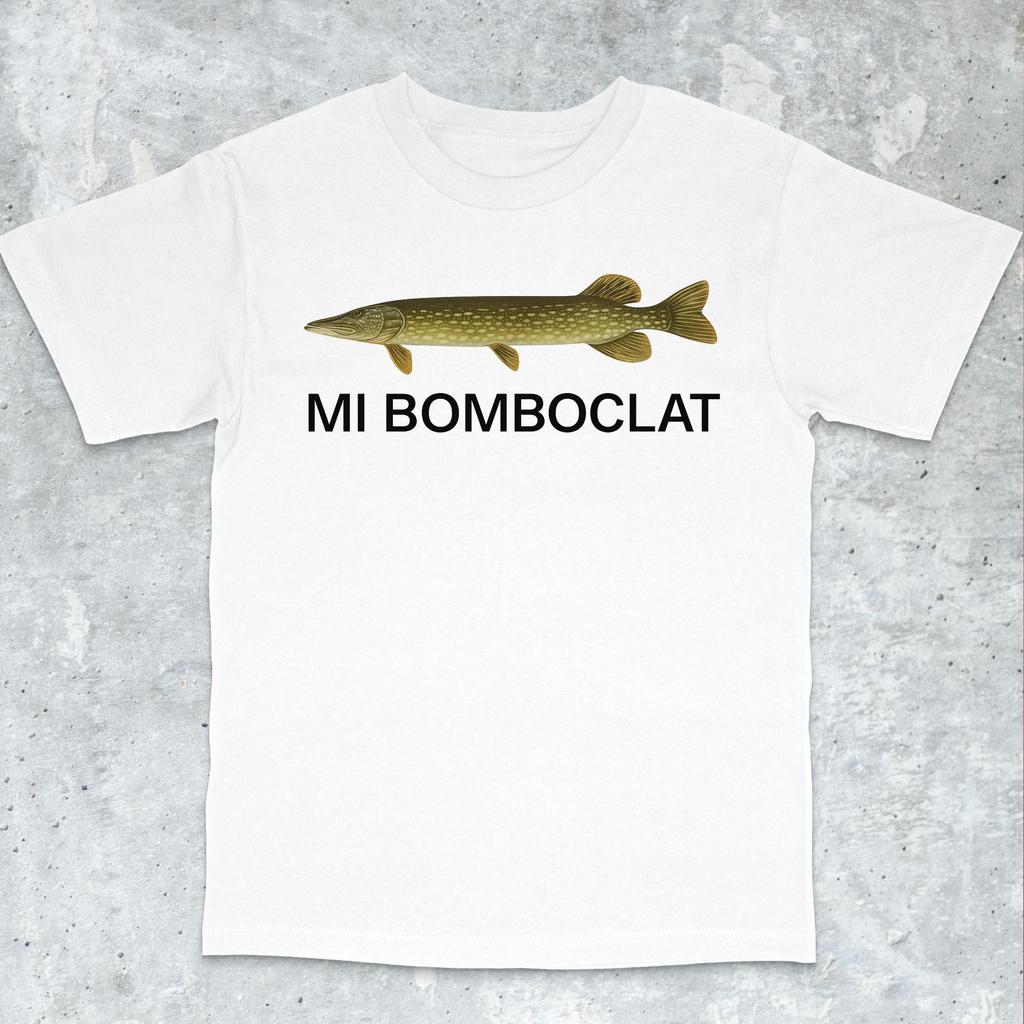 Divertente T-shirt Meme Pesce Bomboclat Tendenza Moda Streetwear Y2k Magliette Manica Corta Donne Harajuku T-shirt Stile Vintage