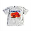 Summer New Y2K Classic Tomato Print White Round Neck Pure Cotton T-shirt Couple T-shirt Harajuku Top Women's Wear