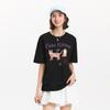 Semir Short Sleeve T-Shirt Women Mid-Length Pattern Cute Retro 2025 New Summer Moisture Wicking Loose Top Niche Style