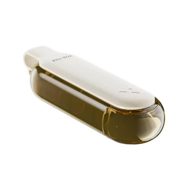 

2-in-1 Portable Pill Dispenser and Remover, with Medicine Box, Household Gadget, Tablet and Pill Aid Tool, New Design Pill Distr