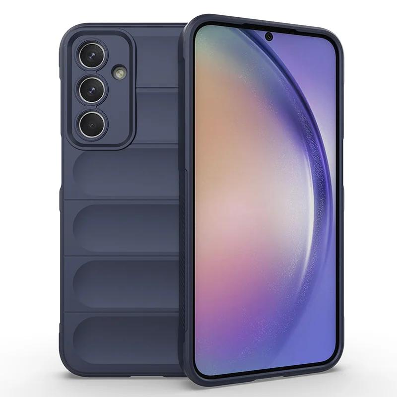 Skin Feeling Flexible Silicone Case for Samsung Galaxy A56 A36 A26 A16 5G Cover Shockproof Fundas Coque