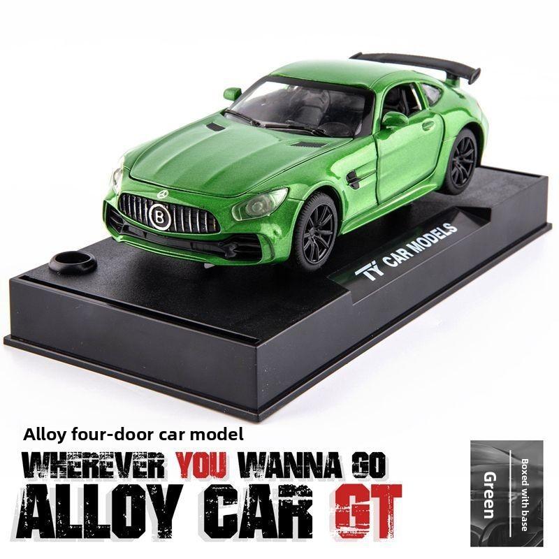 Gtr Mercedes Benz Car Model With Acousto Optic Design For Childrens Gift