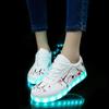 Stylish And Breathable Luminous Led Lighted Fashion Flats Kids Shoes Sneakers Sports
