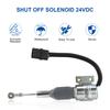 3932530 24V Diesel Engine Shut Off Solenoid SA-4756-24 for Cummins 4BT, 6BT5.9 Excavator