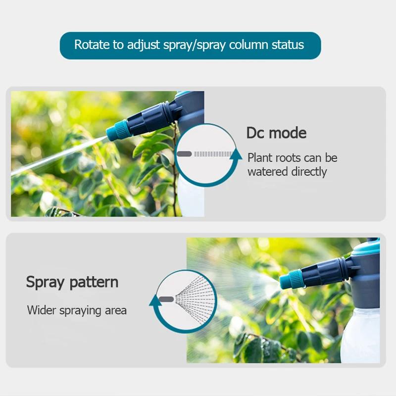2L Hand Pressure Sprayer Portable Disinfection Water Sprayer Air Pump Bottle Garden Disinfection Watering Irrigation Can