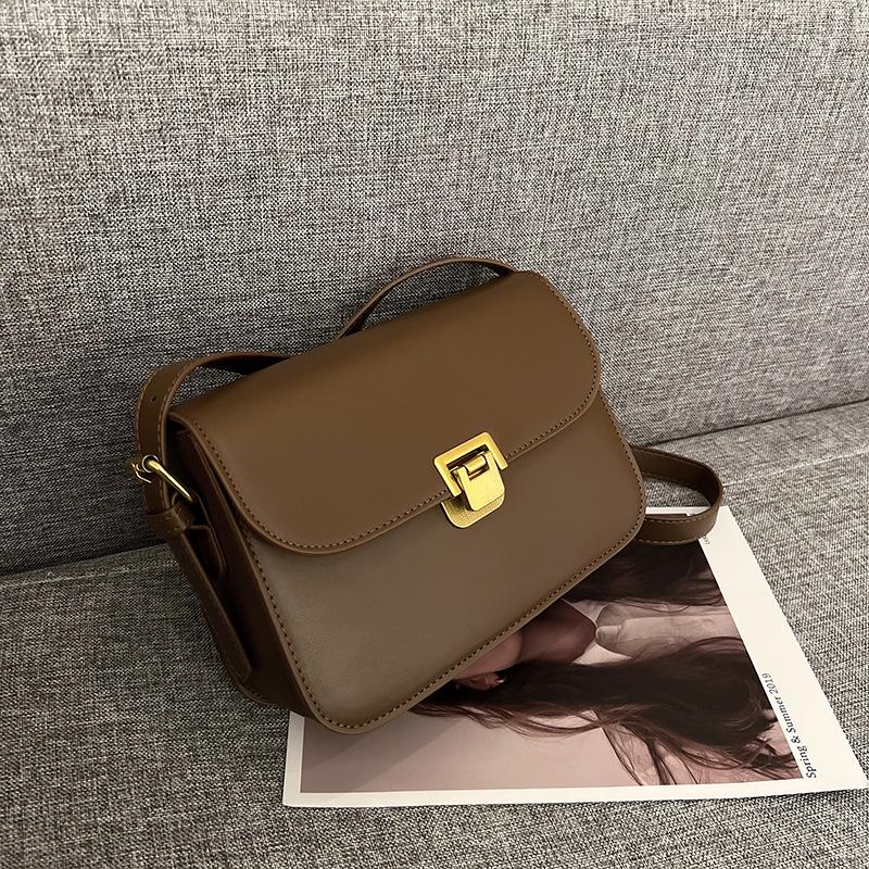 Women's 2024 Chic Textured Shoulder Bag - Fashionable Versatile Crossbody & Small Square Design