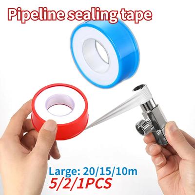 Nastro sigillante per tubi filettati in PTFE Nastro per acqua e gas 20 metri Rotolo di guarnizione per vuoto dedicato al rubinetto per condotti di ingegneria impermeabile