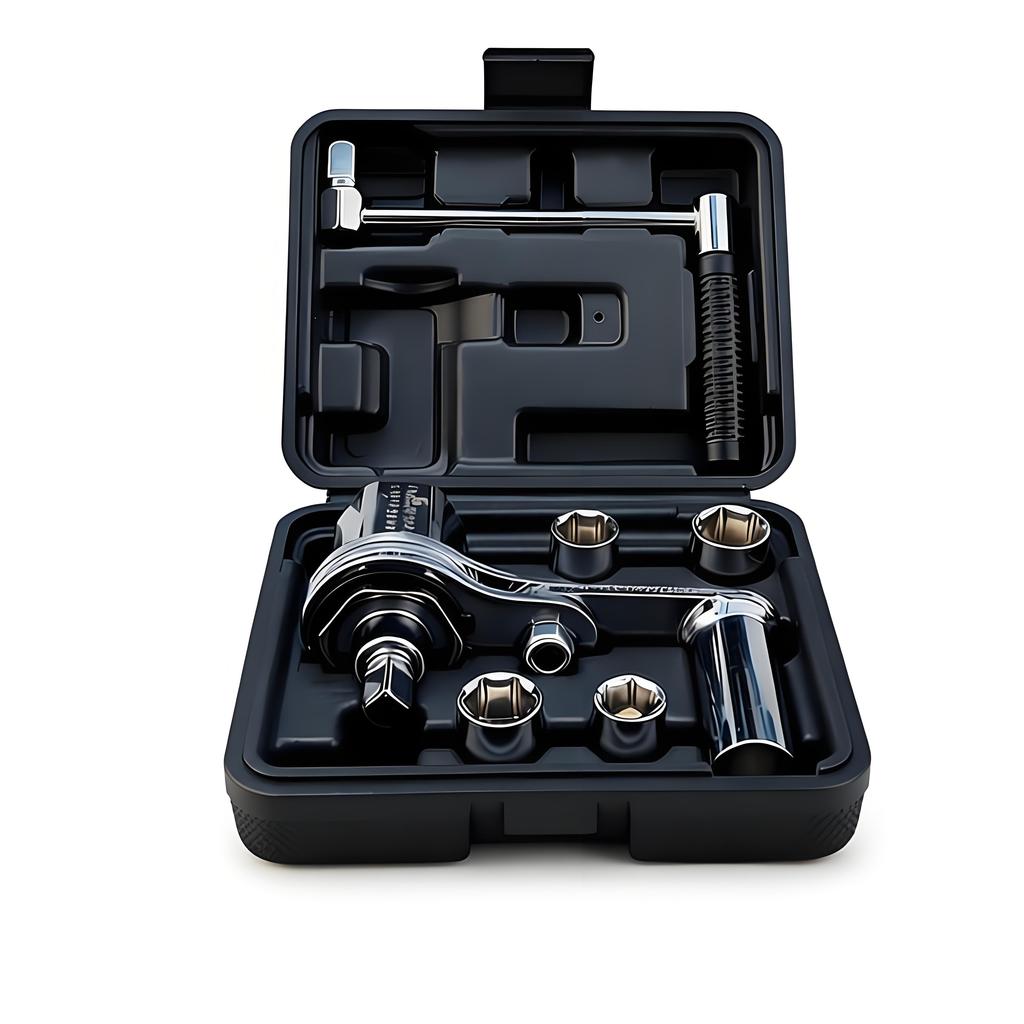 Torques Multiplier Wrench Kit, 1/2in Drive 1:16 Heavy Duty Lug Nut Remover. with 17 19 21 22mm Sockets, for Changing Tires