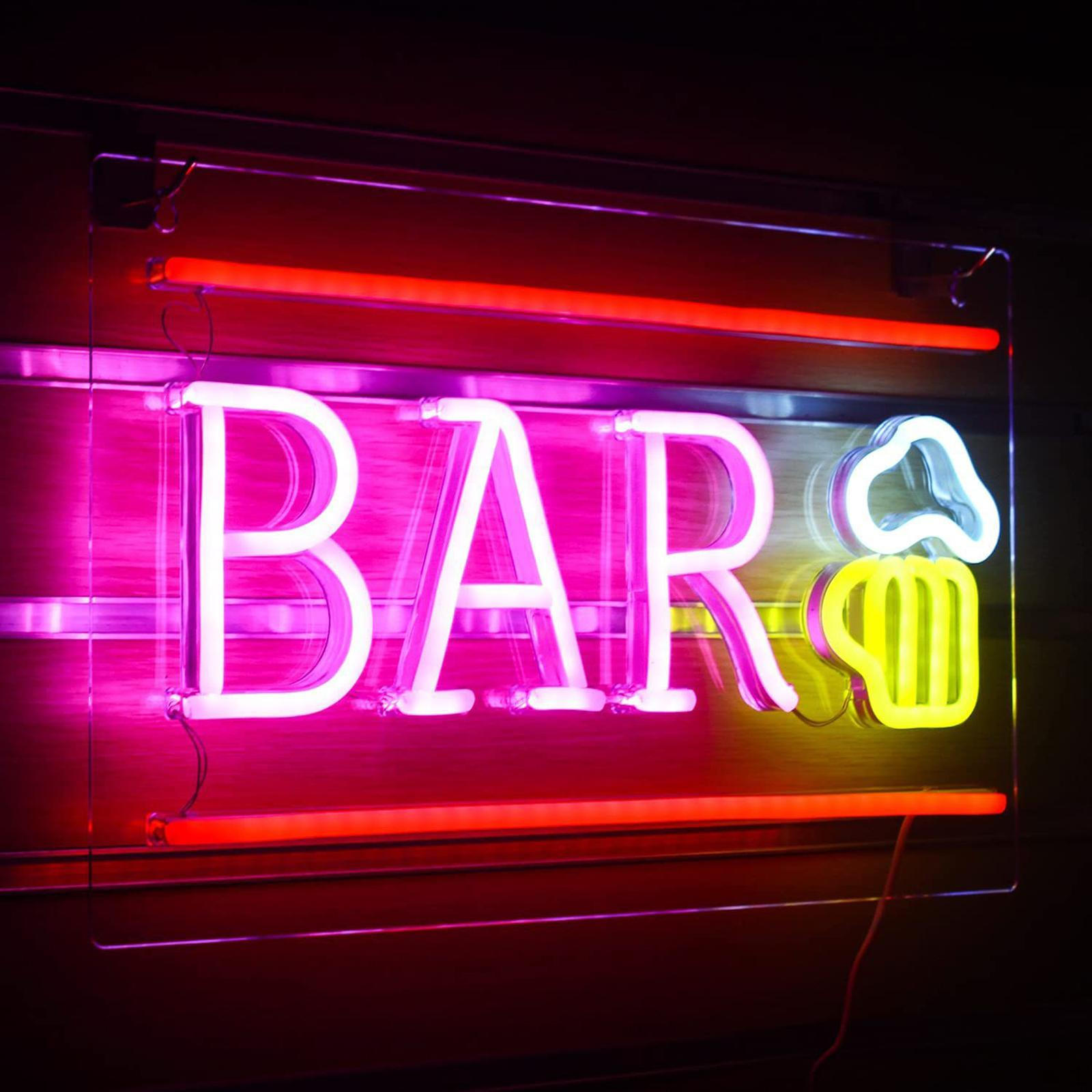 

Creative Bar Neon Signs for Home LED USB Operated Wall Decor Restaurant