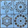 56 Mandala-Steinmalvorlagen - Kreative Schnitzformen für die Mandala-Kunst