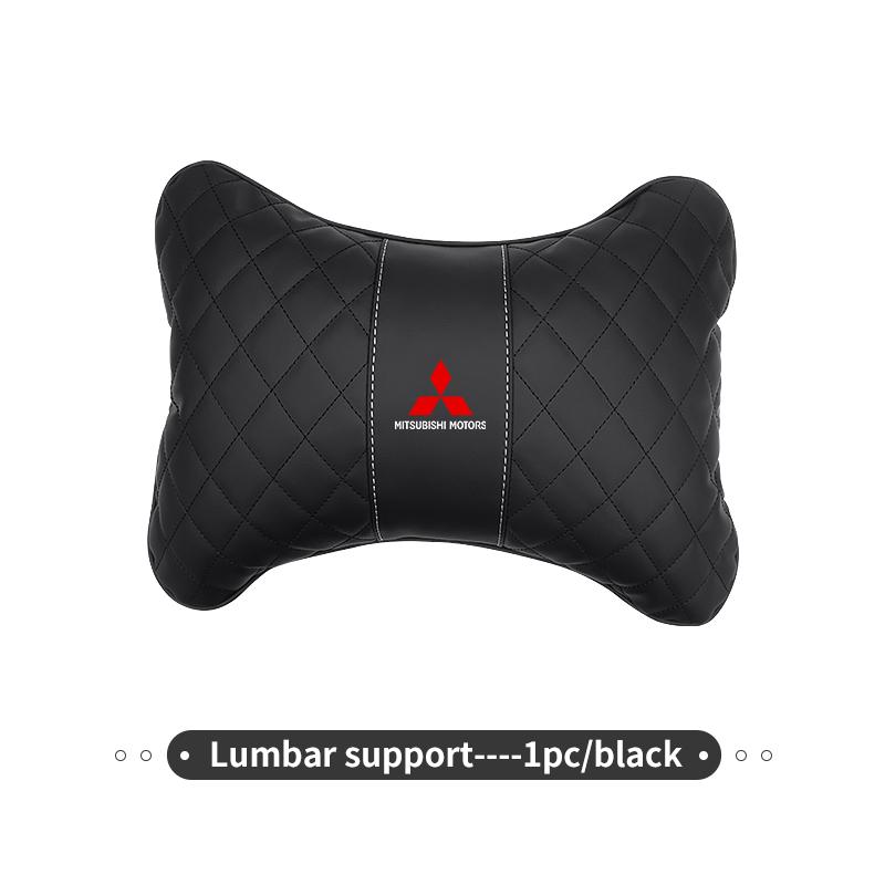 Car Universal Headrest Backrest Cushion Interior Accessries For Mitsubishi Outlander Pajero Sport Lancer EX ASX L200 Eclipse LO7