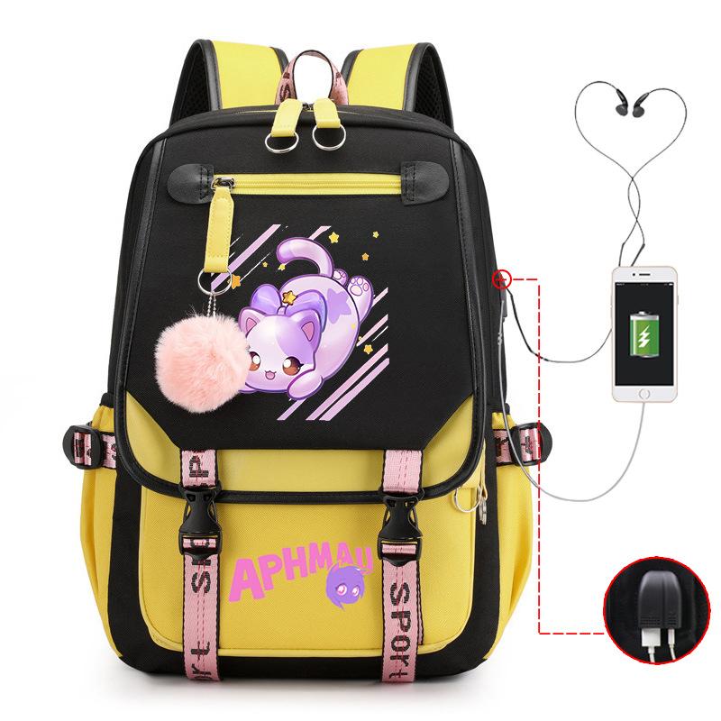 Harajuku Simple And Versatile Junior High School Student Schoolbag Female Lightweight Large-Capacity Junior High School Student Backpack