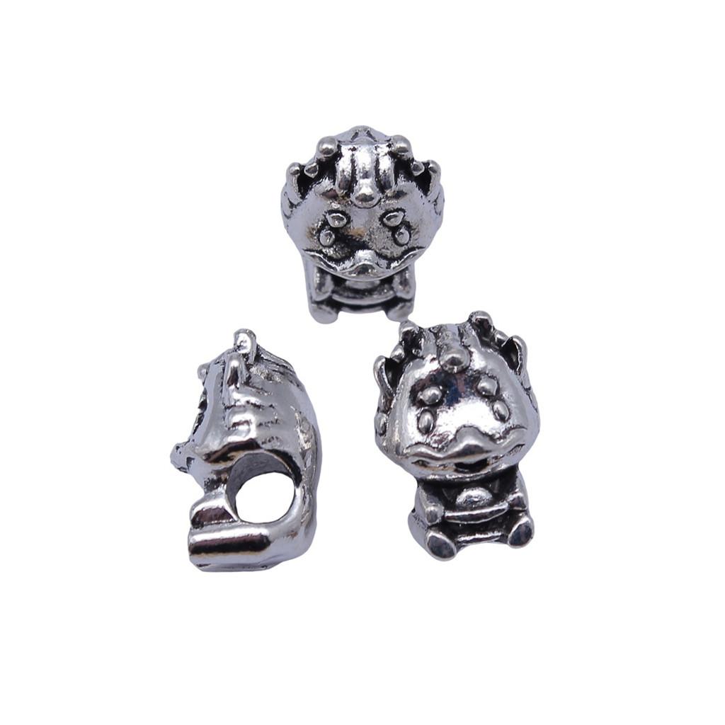 Animal Spacer Beads Large Hole Charms For Necklace Jewelry Making Starter Kit