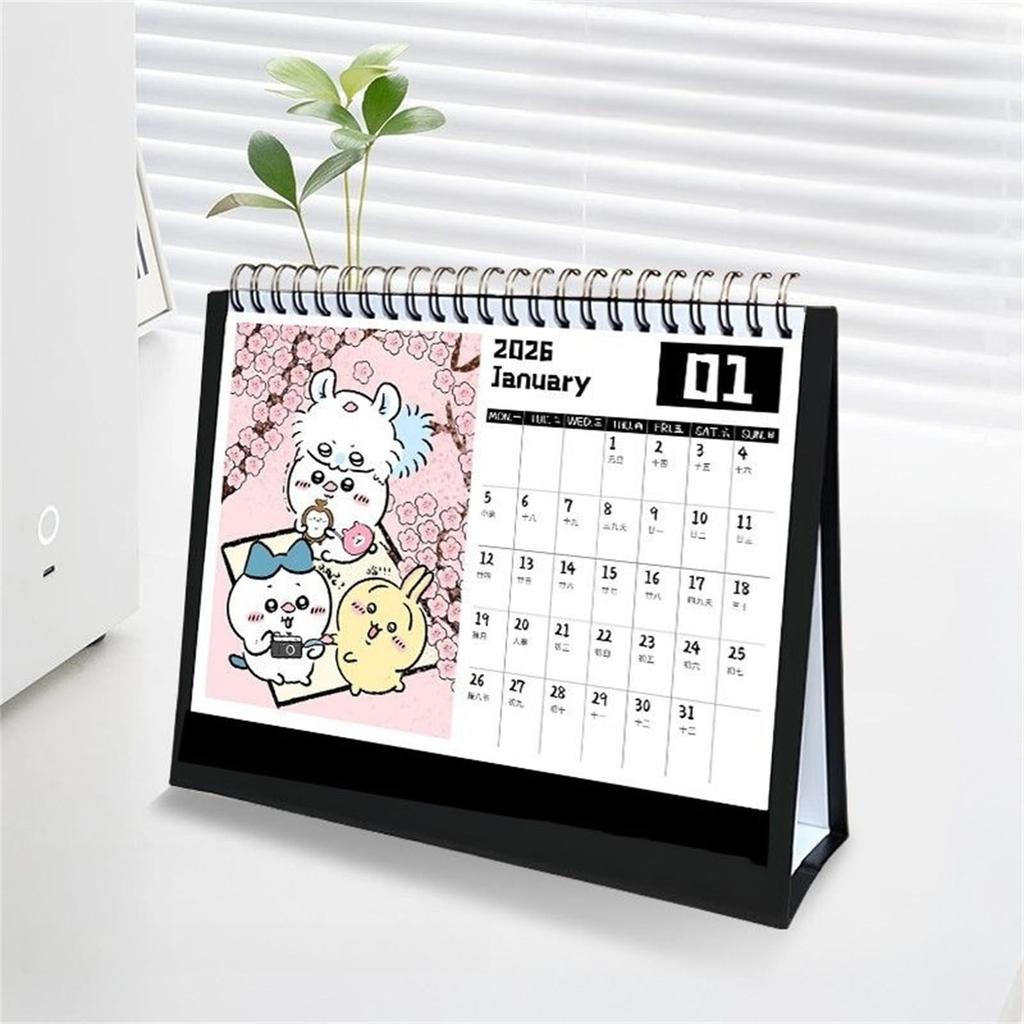 Chiikawa 2026 Desk Planner Moe Office Commemorative New Student Christmas New Gift for Unofficial [SDCADQ] Calendar, Calendar, Calendar, Goods,