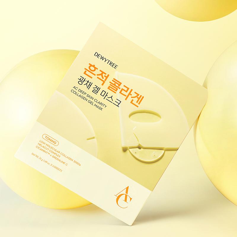 DEWYTREE AC Deep Skin Clarity Collagen Gel Mask 31g*4EA