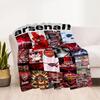 Arsenal Blanket Soft Warm Cozy Perfect for Bed Chair Office Chair All-Season Use Modern Style Best Holiday Gift for Friends Family