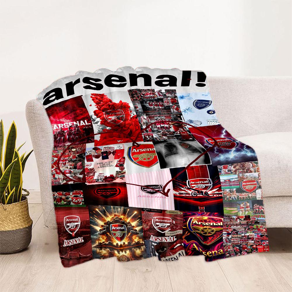 Arsenal Blanket Soft Warm Cozy Perfect for Bed Chair Office Chair All-Season Use Modern Style Best Holiday Gift for Friends Family