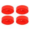 4Pcs Silicone Tire Insert Fit for SCX10 III 106x42mm Vibrant Color 1.9in Tire Foam Set Red