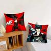 P-Persona 5 Role Playing Game Pillow Case Square Pillow Bedroom Sofa Leisure Comfortcushioncar Living Room Home Decoration 40X40