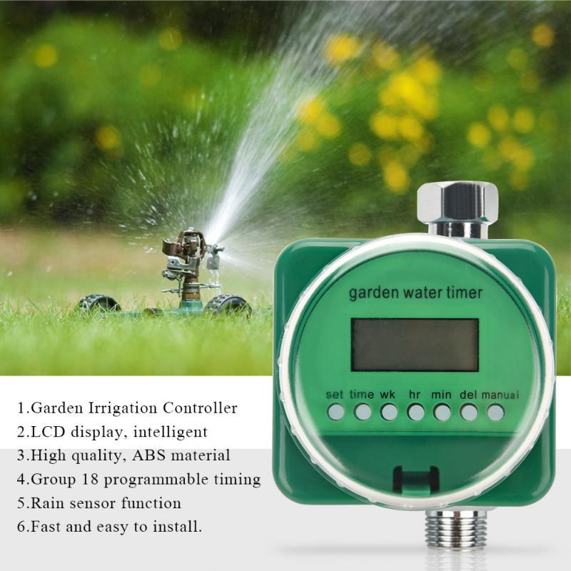 Rain Sensor Lcd Display Automatic Watering Timer Electronic Garden Irrigation Controller At A Low S On Joom E Commerce Platform Rain Sensor Lcd Display Automatic, Garden Water Timer With Rain Sensor