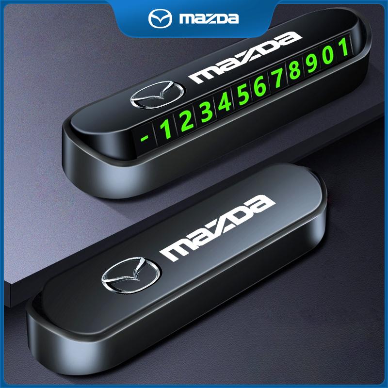 Car Temporary Parking Card Phone Number Card Plate Telephone Number For Mazda 3 Alexa CX-30 CX30 CX5 CX 5 CX-5 CX8 CX9 CX4 NH7