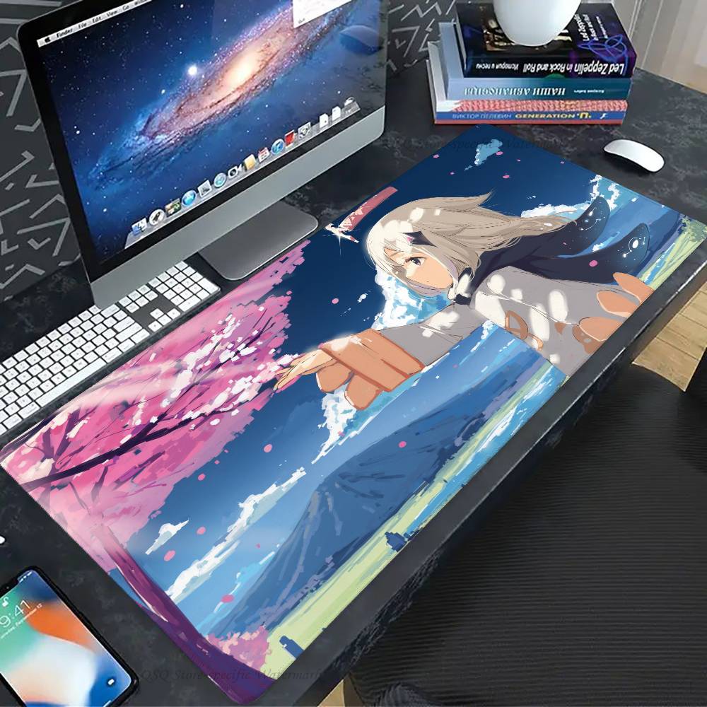 Paimon Game Anime Genshin I-Impact Mousepad Non-slip Suitable For Office Computers Laptops E-sports Game Desk Mats XXL Keyboard