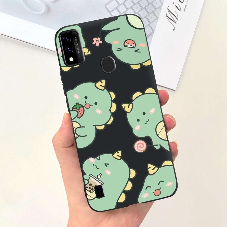 For ZTE Blade A51 Case BladeA71 Cute Astronauts Cartoon Cover Soft TPU Phone Case For ZTE Blade A71 A7030 BladeA51 Fundas Bumper