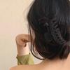Large shower hair clip hairpin back head clip headdress broken hair top clip
