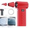 Powerful Dual Mode LED Blower 6-Speed Adjustable 130,000 RPM Mini Snow Blower Rechargeable Cordless Blower Home Cleaning