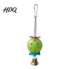 Bird Chew Toy Parrot Foraging Ball Toy Plastic Hollow with Bell Cage Enrichment for Lovebird Budgie Cockatiel Conure Pecking