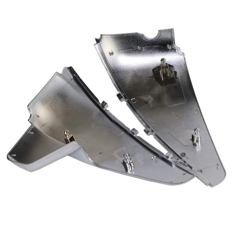 Pair Motorbike Battery Side Cover Guard For 88-98 Shadow VT600 VLX 600 STEED 400