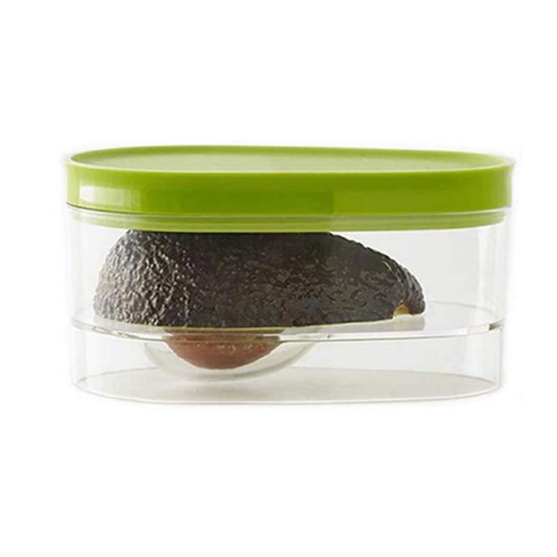 Avocado Food Storage Box Space Saver Plastic Fruit Container for Kitchen Crisper Vegetable Organizer Bag 4379₽