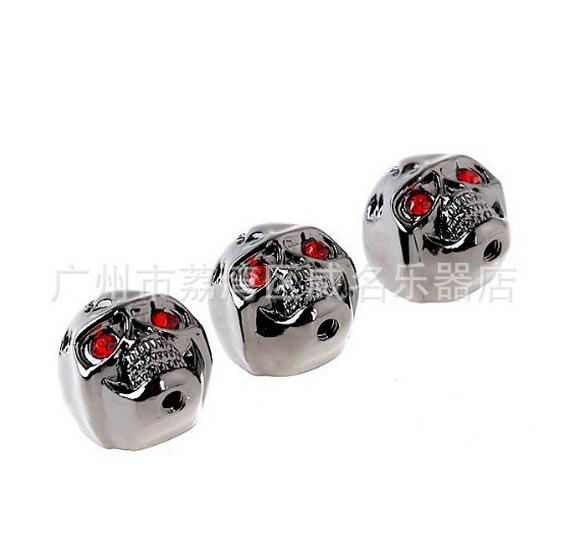Skull Design Metal Guitar/Bass Volume Knob Cap