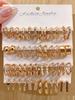 Retro Heart & Geometric Pearl 11-Piece Women's Earring Set